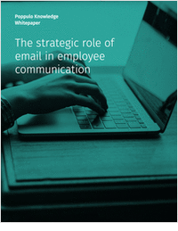 The Strategic Role of Email in Employee Communication