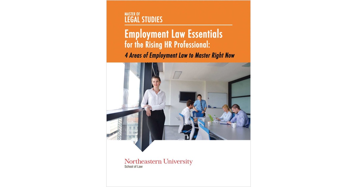 Employment Law Essentials for the Rising HR Professional:    4 Areas of Employment Law to Master Right Now