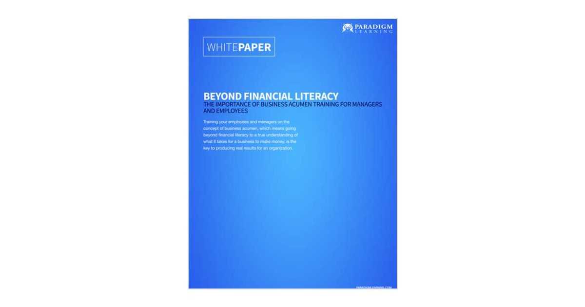 Beyond Financial Acumen