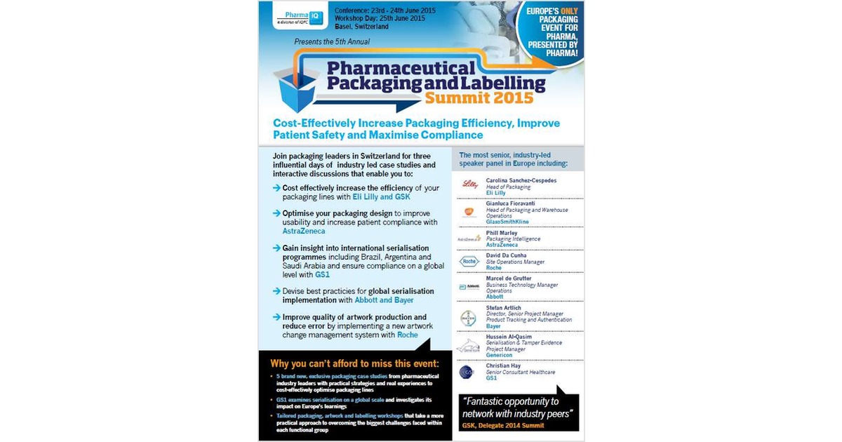 How to Streamline Packaging Processes, Increase Patient Safety and Ensure Compliance
