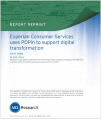 Experian Consumer Services CTO Uses POPin to Support Digital Transformation