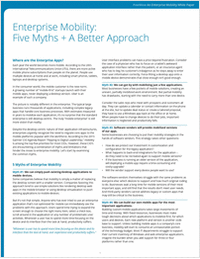 New Whitepaper: Enterprise Mobility, Five Myths + A Better Approach