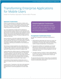 New Whitepaper: Transforming Enterprise Applications for Mobile Users