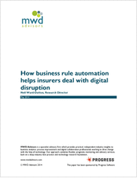 How Business Rule Automation Helps Insurers Deal with Digital Disruption