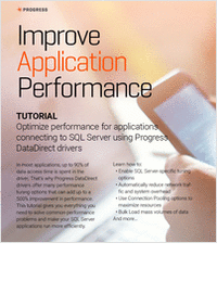 Tutorial: Turbo-Charge Application Performance to Microsoft SQL Server