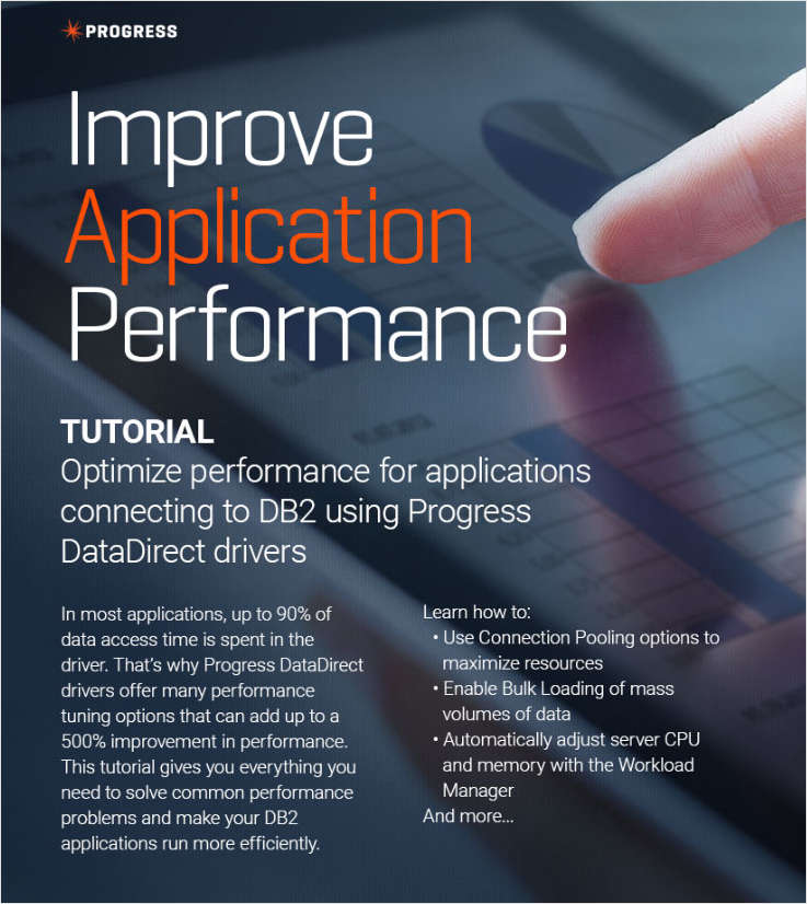 Tutorial: Turbo-Charge Application Performance to DB2