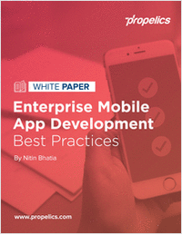White Paper: Enterprise Mobile App Development Best Practices