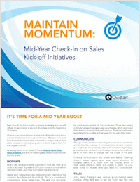 Maintain Momentum: Mid-Year Check-in on Sales Kick-off Initiatives