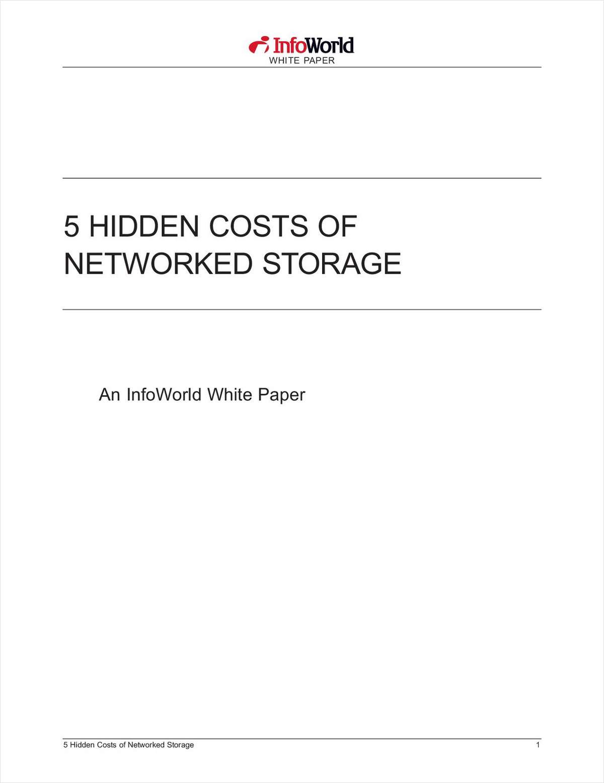5 Hidden Costs of Networked Storage