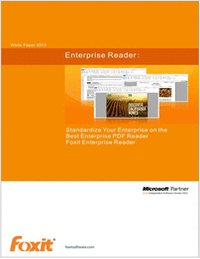 Standardize Your Enterprise on the Best PDF Reader