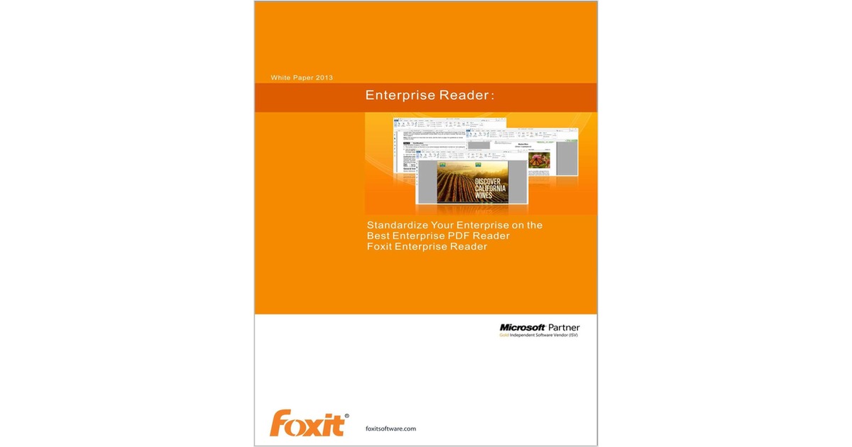 Standardize Your Enterprise on the Best PDF Reader