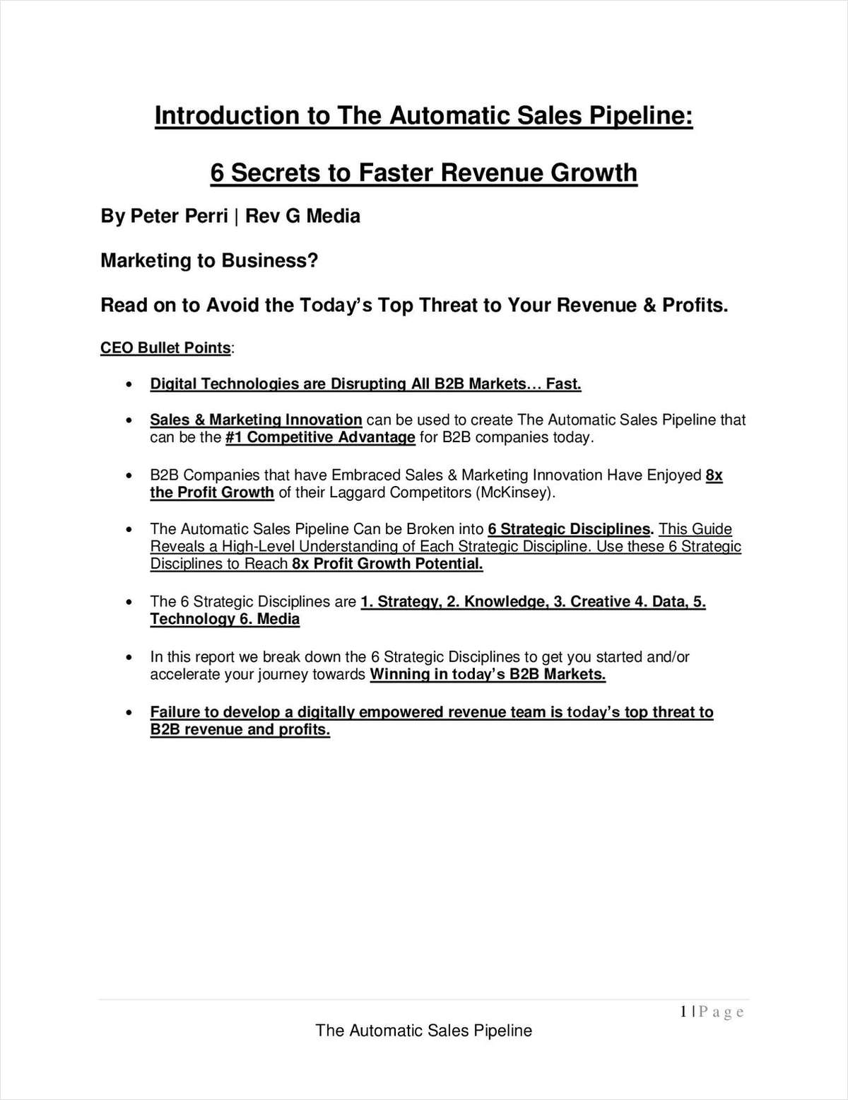 6 Secrets to Faster Revenue Growth for Leaders