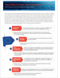 10 Steps to Dealing with EU General Data Protection Rules