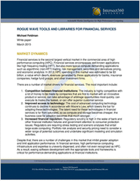 Rogue Wave tools and libraries for financial services