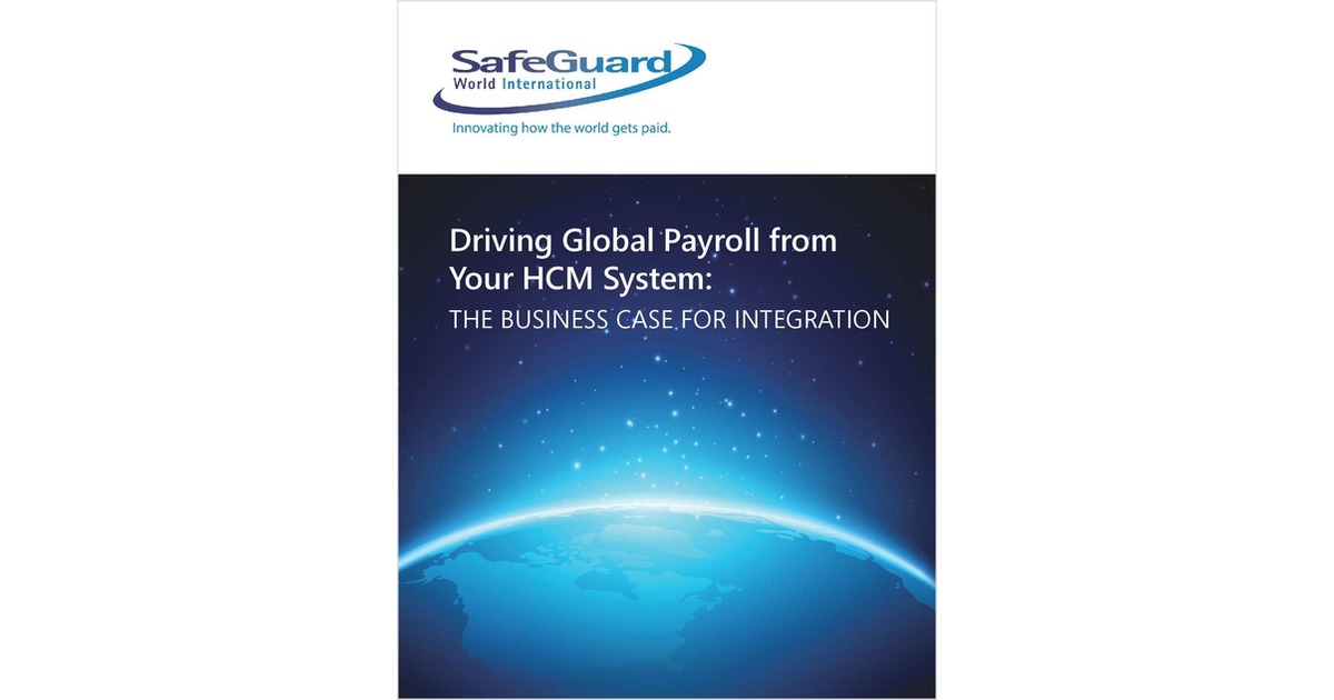 Driving Global Payroll from Your HCM System