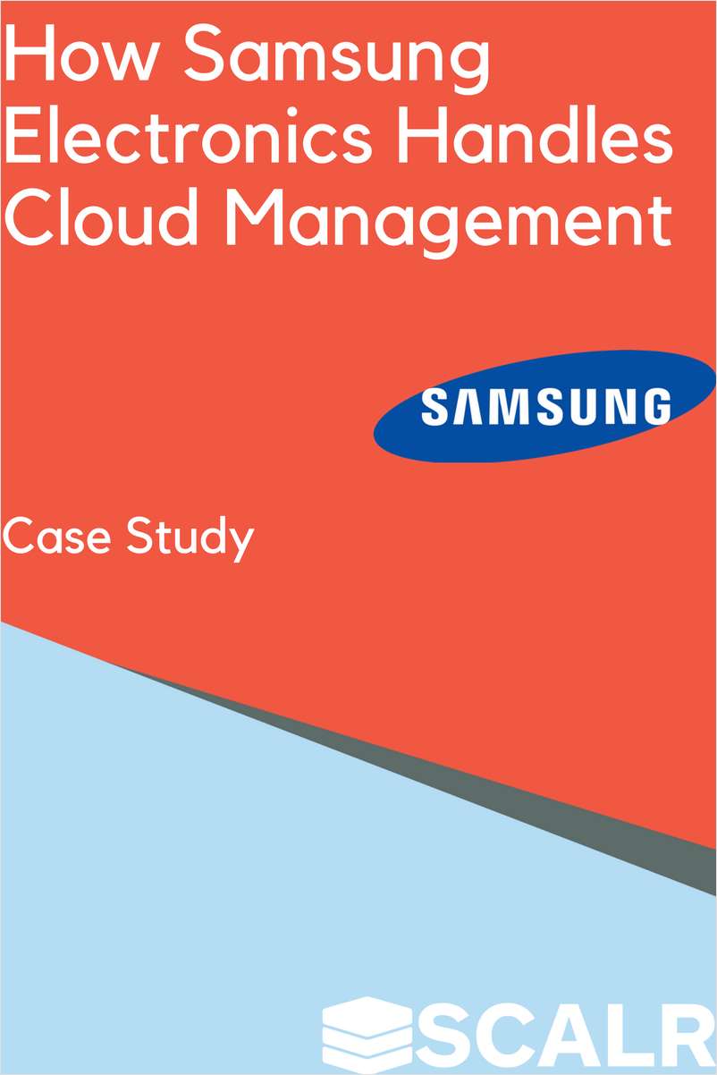 Lean How Samsung Electronics Accelerated Cloud Adoption with Scalr