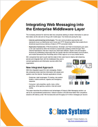 Integrating Web Messaging into the Enterprise Middleware Layer