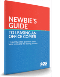 Newbie's Guide to Leasing a Copier