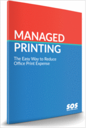 Managed Print: The Easy Way to Reduce Office Print Expense