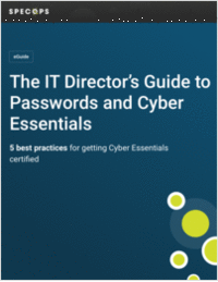 The IT Director's Guide to Passwords and Cyber Essentials