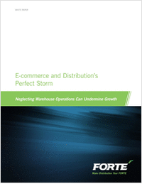 E-Commerce and Distribution's Perfect Storm - Neglecting Warehouse Operations Can Undermine Growth
