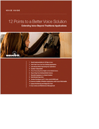12 Steps to A Better Voice Solution