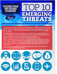 What are the top 10 emerging threats in telecoms?