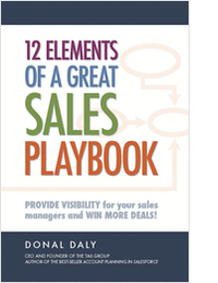 12 Elements of a Great Sales Playbook
