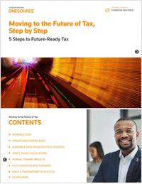 Moving to the Future of Tax, Step by Step