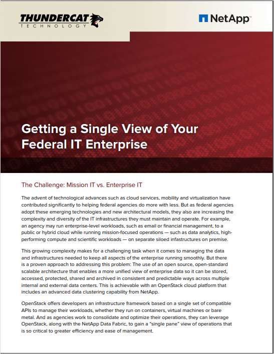 Getting a Single View of Your Federal IT Enterprise