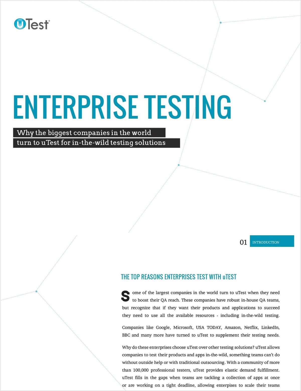 Enterprise Testing In-The-Wild