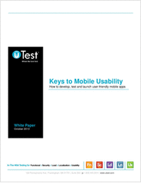 Keys to Mobile Usability