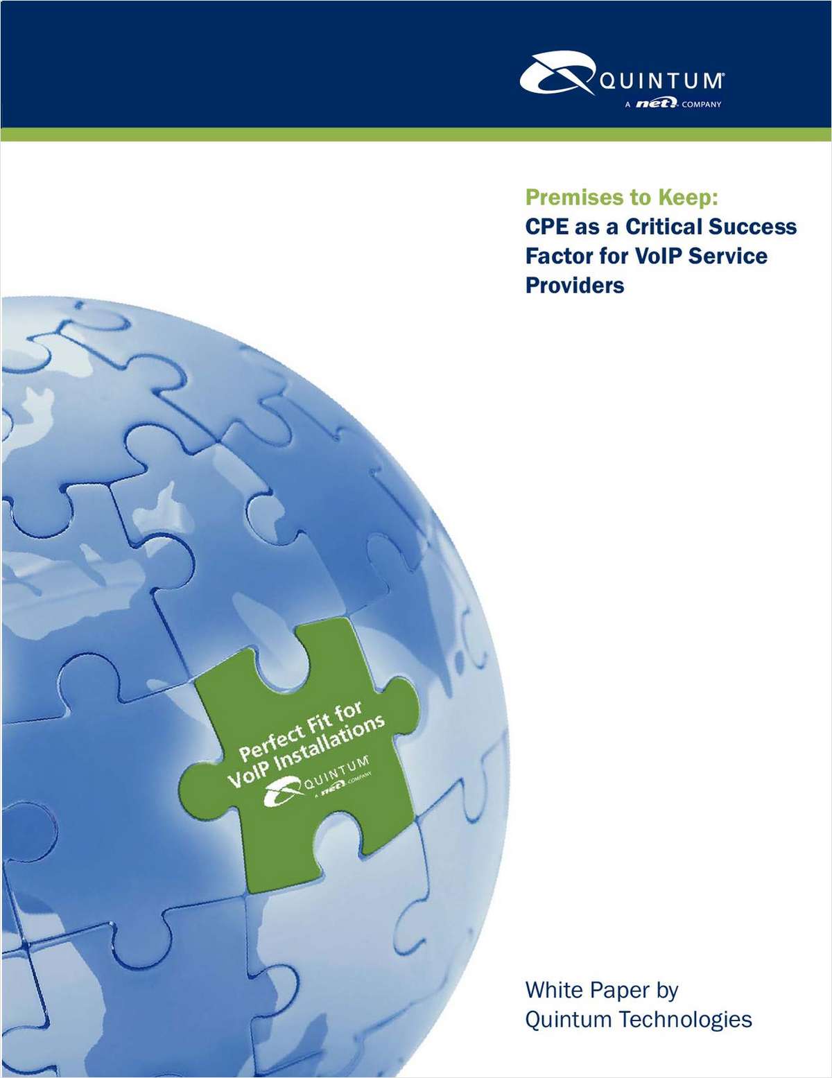 Premises to Keep: CPE as a Critical Success Factor for VoIP Service Providers