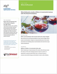 Case Study: Wine Enthusiast uncorks millions in incremental revenue with ATG Recommendations