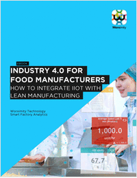 Industry 4.0 For Food Manufacturers - How to Integrate IIoT with Lean Manufacturing