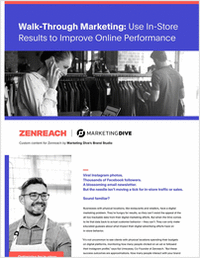 Walk-Through Marketing: Use In-Store Results to Improve Online Performance