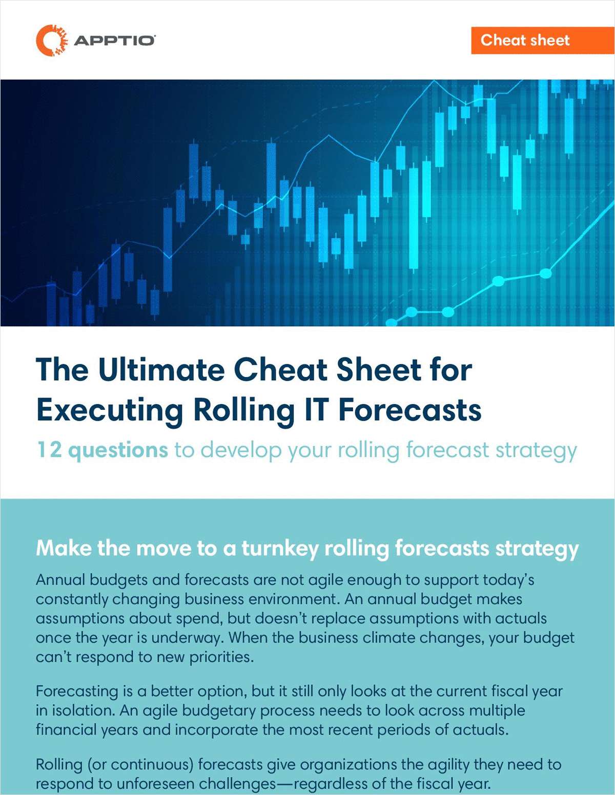 The ultimate cheatsheet for executing rolling IT Forecasts