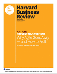 Harvard Business Review: Why Agile Goes Awry & How to Fix it