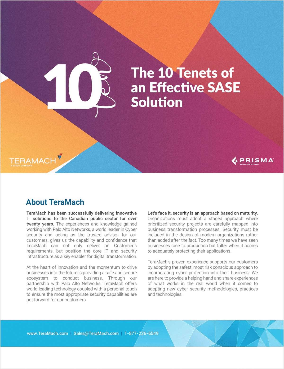 The 10 Tenets of an Effective SASE Solution