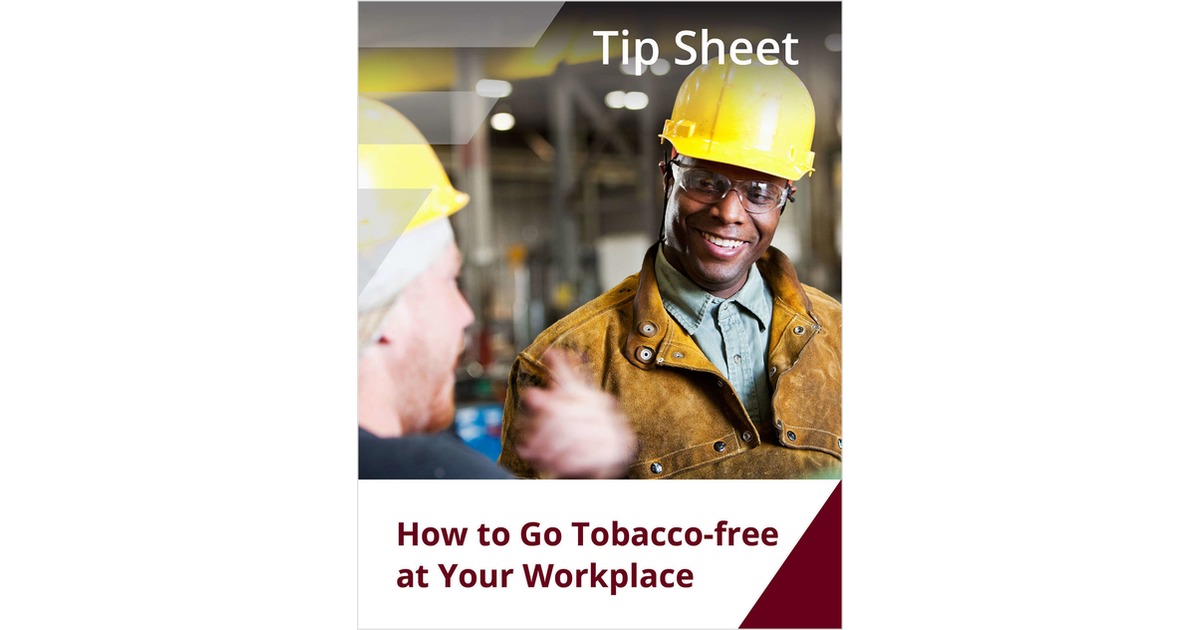 How to Go Tobacco-Free at Your Workplace