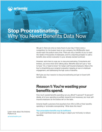 Stop Procrastinating: Why You Need Benefits Data Now