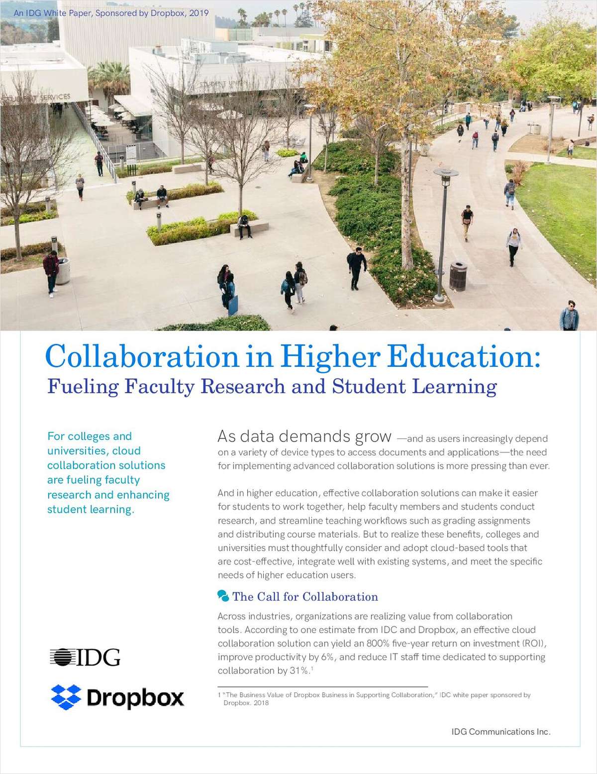 Collaboration in Higher Education: Fueling Faculty Research and Student Learning