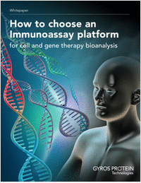 How To Choose An Immunoassay Platform For Cell & Gene Therapy Bioanalysis