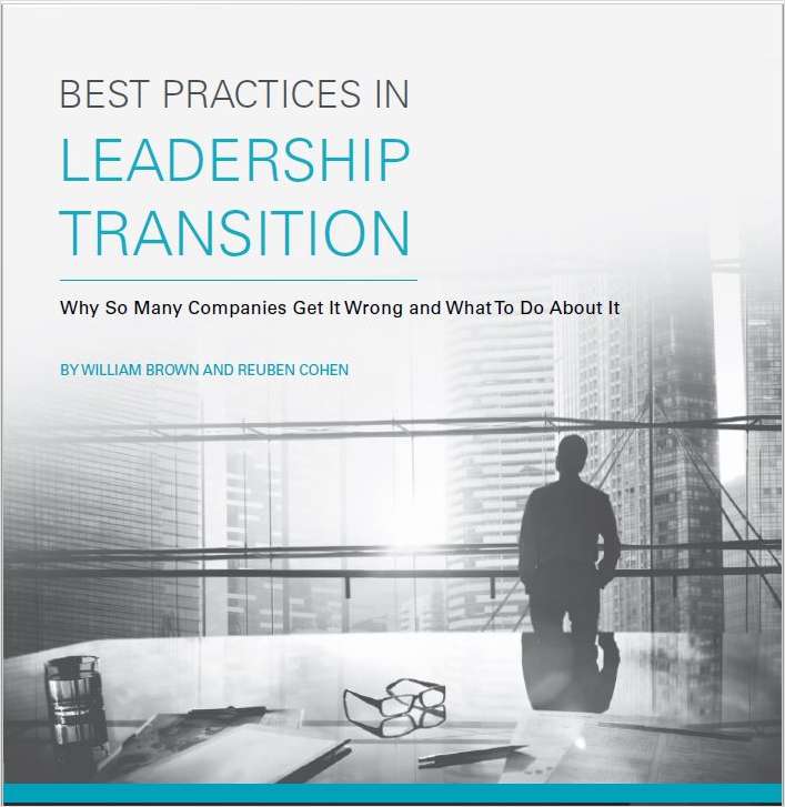 Best Practices In Leadership Transition Free Guide