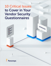 10 Critical Issues to Cover in Your Vendor Security Questionnaires