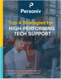 Top 4 Strategies for High-Performing Tech Support