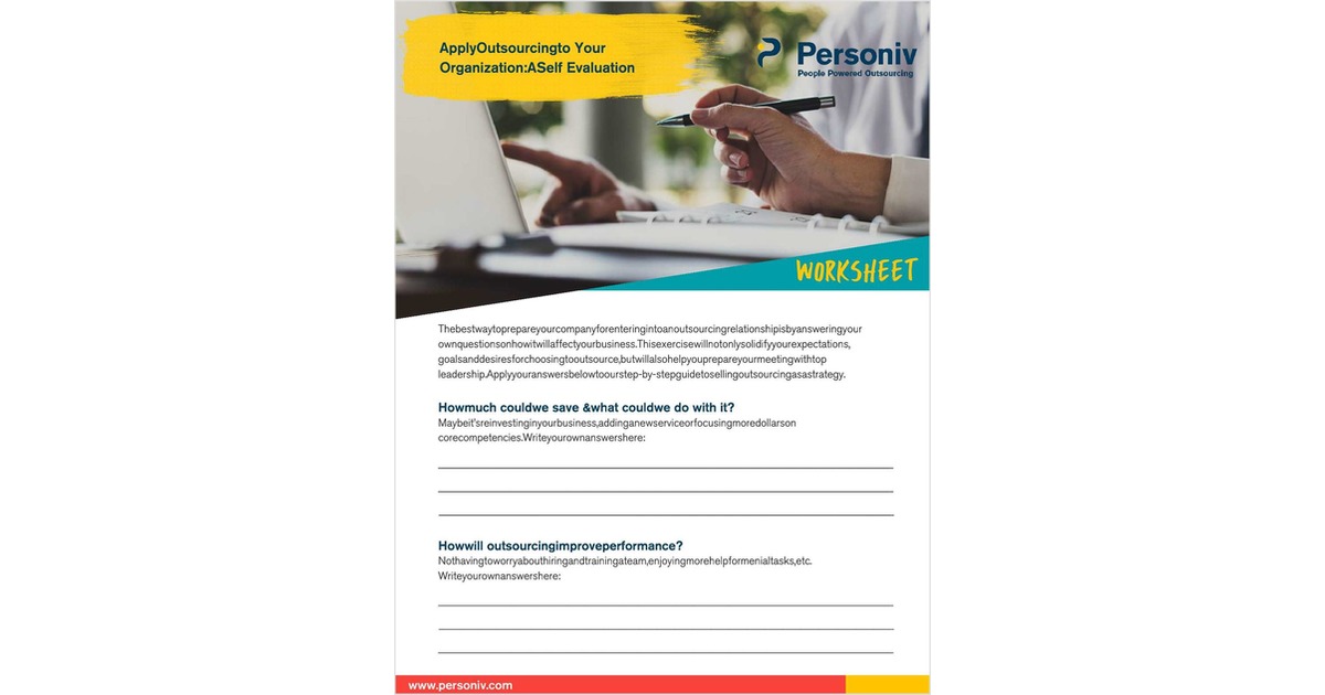 OUTSOURCING: GETTING STARTED