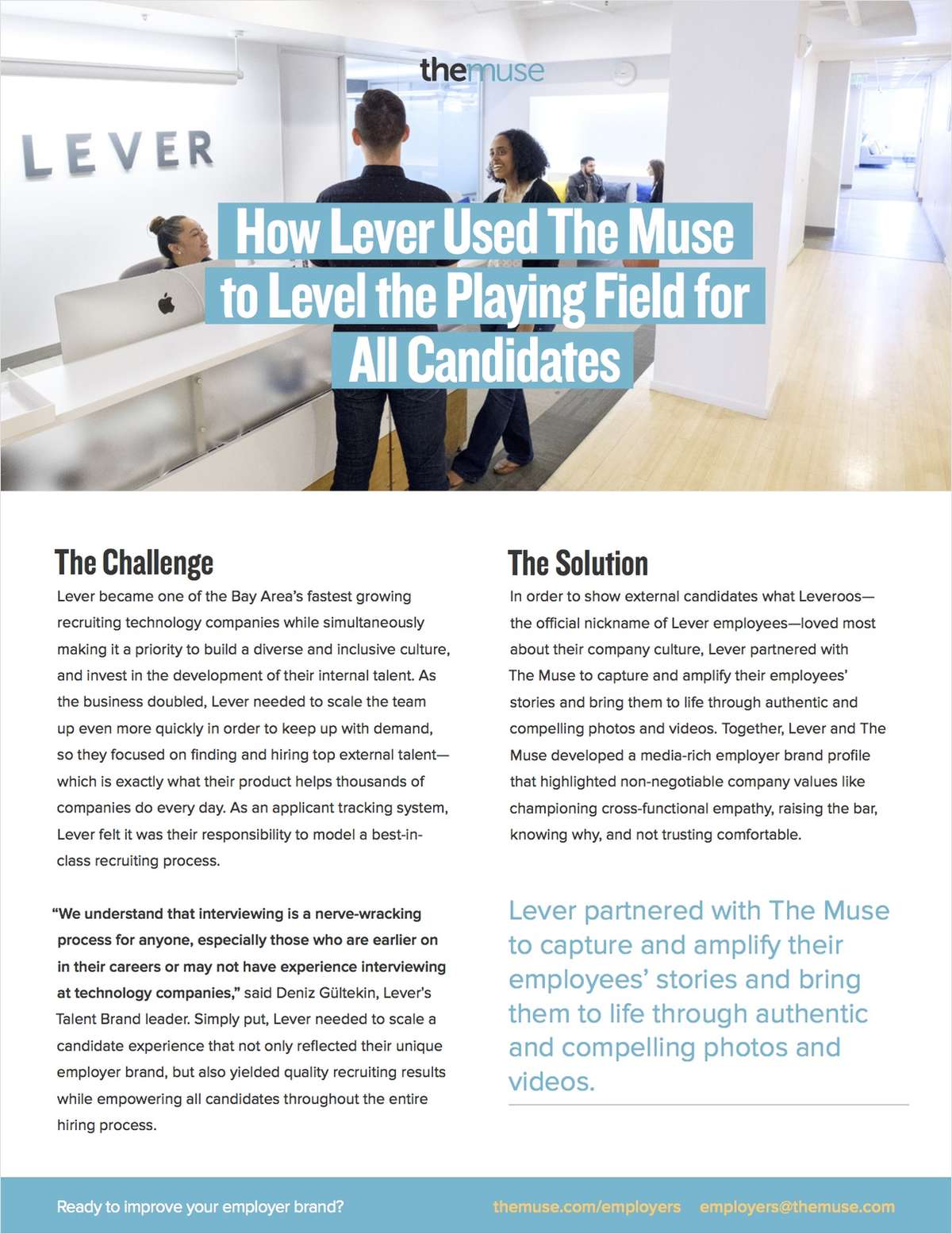 How Lever Improved Their Candidate Experience With The Muse