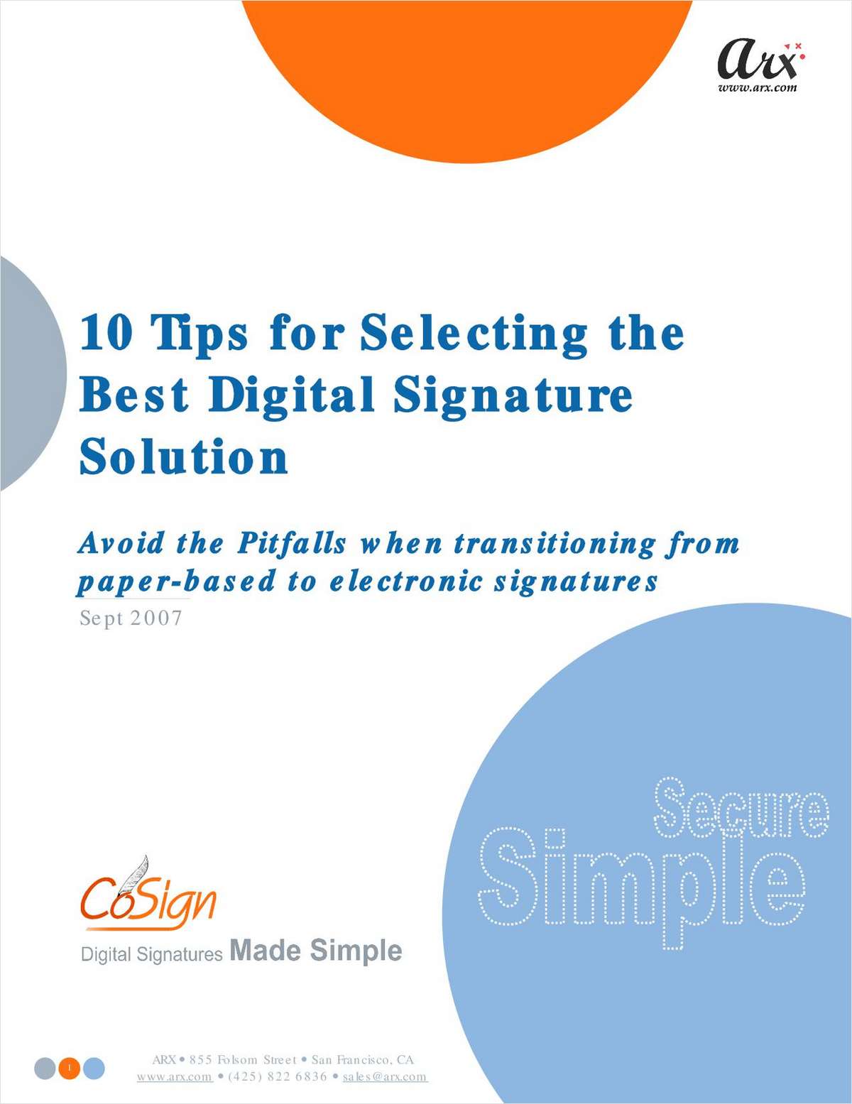 10 Tips for Selecting the Best Digital Signature Solution