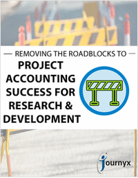 Removing the Roadblocks to Project Accounting Success for R&D